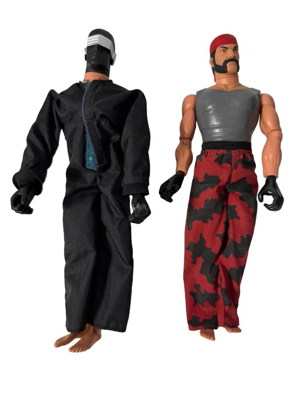 Hasbro GI Joe Snake Eyes Cobra Dreadnok Ripper 12 Inch Action Figure Lot